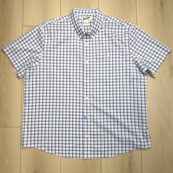 Duluth Trading Co Other - Duluth Trading Co Men's Plaid Short Sleeve Button Down Shirt 2XL Relaxed Fit